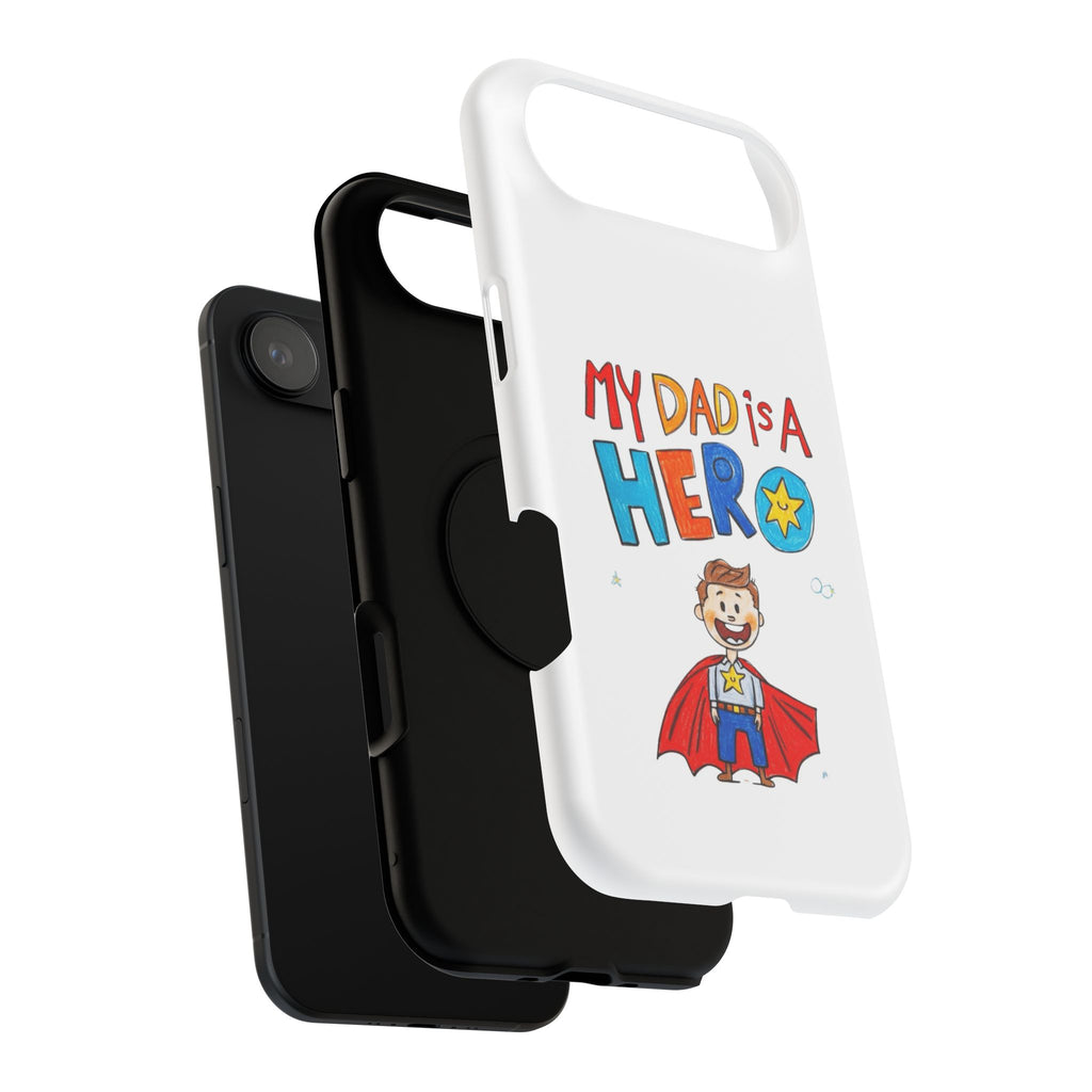 Custom Kids’ Art Phone Case, Unisex Impact-Resistant Case, Polycarbonate, Personalized Family Gift