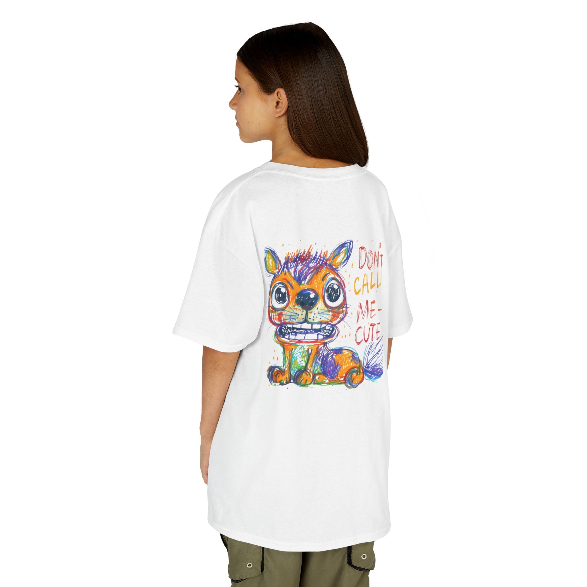 Kids’ Custom Kids’ Art Heavy Cotton Tee, Personalized Gift