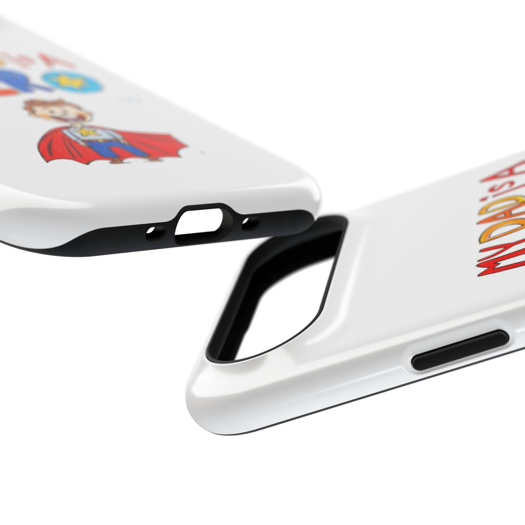 Custom Kids’ Art Phone Case, Unisex Impact-Resistant Case, Polycarbonate, Personalized Family Gift