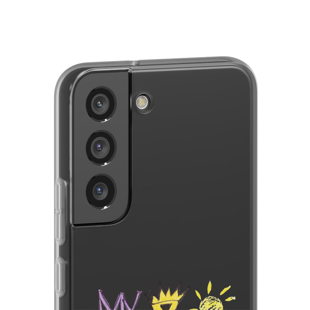 Women’s Custom Kids’ Art Phone Case, Personalized Mom Gift, TPU Flexi