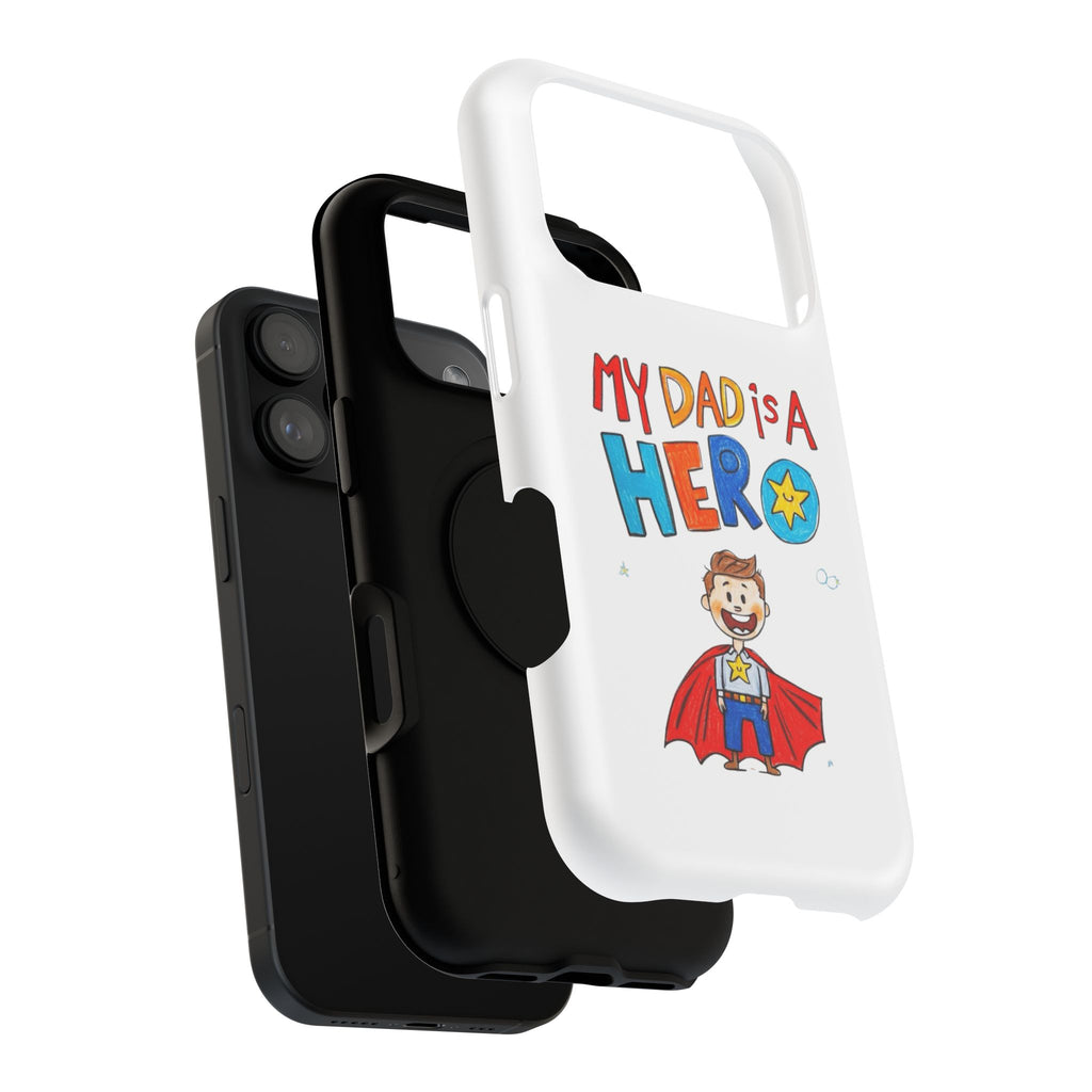 Custom Kids’ Art Phone Case, Unisex Impact-Resistant Case, Polycarbonate, Personalized Family Gift