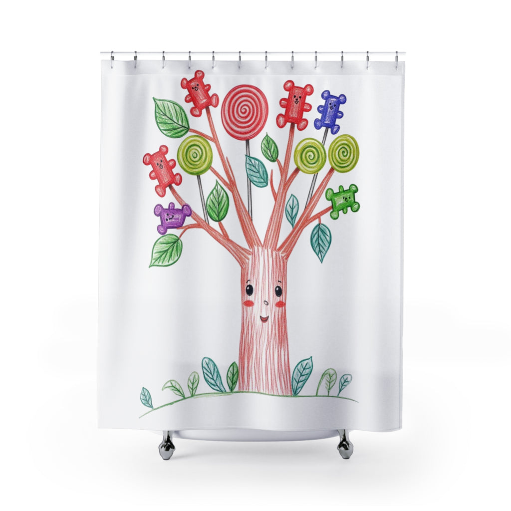 Customized  Shower Curtain - Kids Art Gift