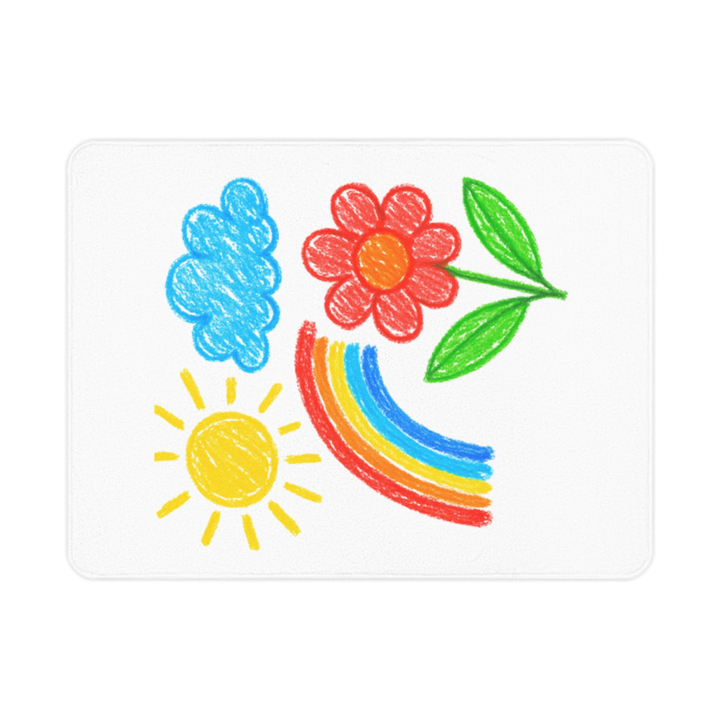 Toddler Blanket – Custom Fleece with Your Child’s Art