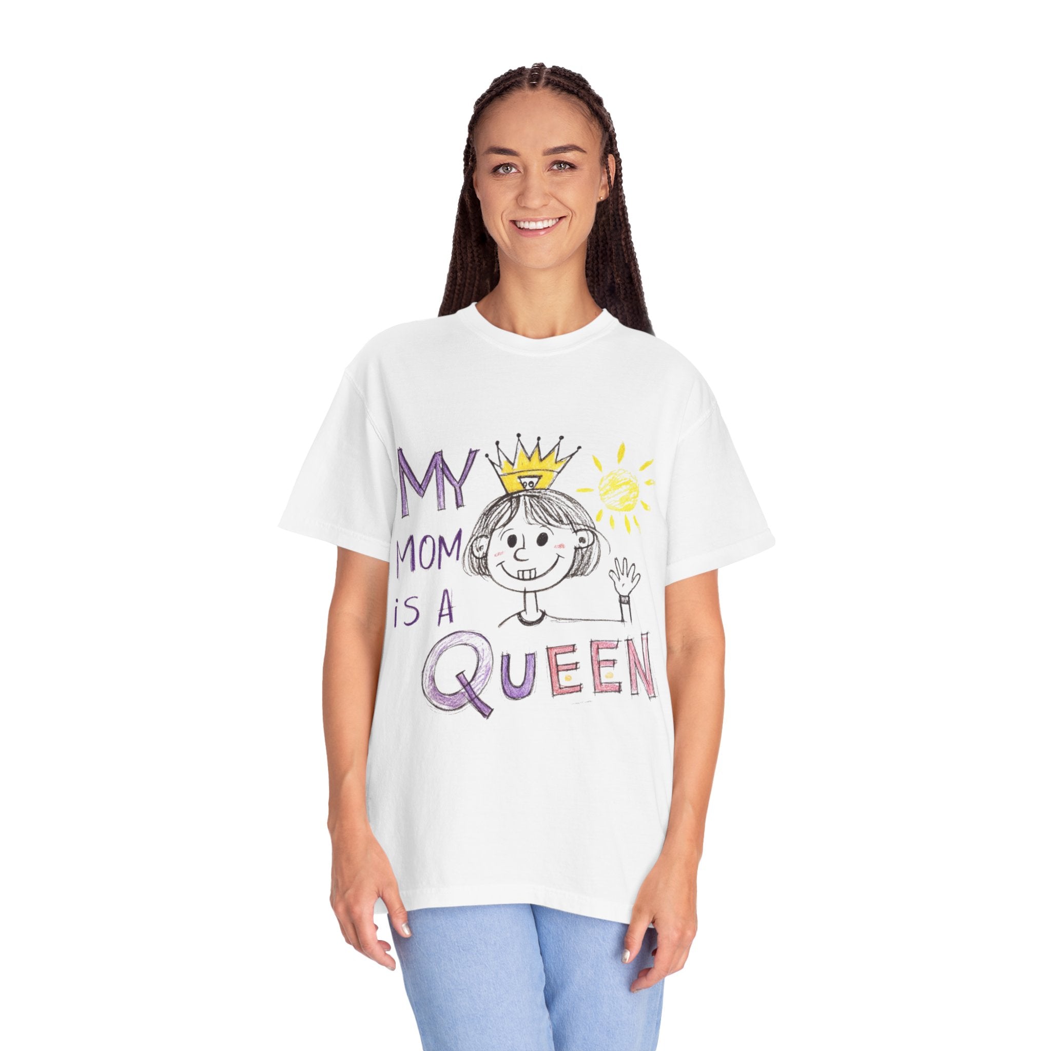 Unisex Custom Kids’ Art T-Shirt for Moms, Personalized Gift, Cotton