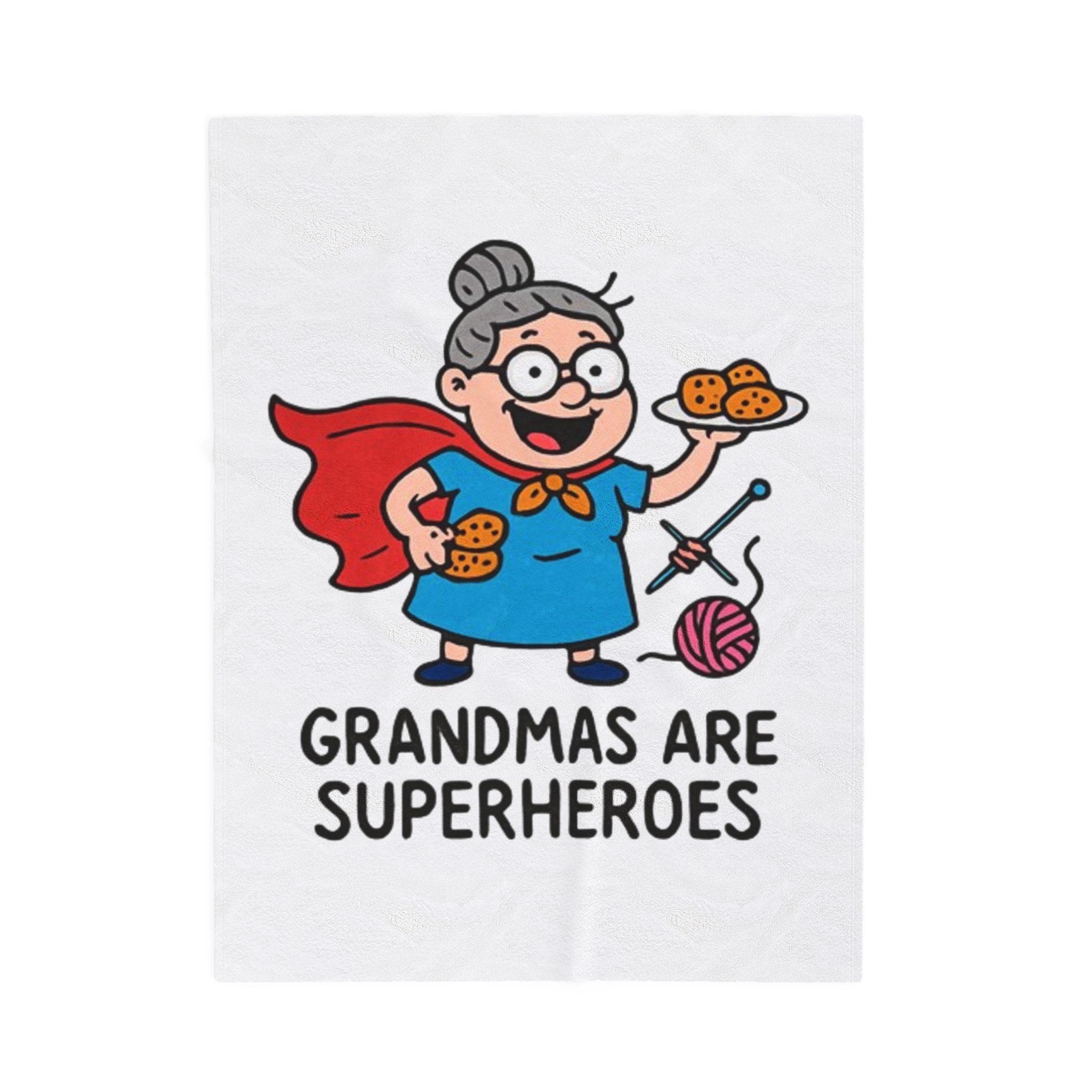 Women’s Custom Kids’ Art Plush Blanket, Personalized Grandma Gift, Polyester