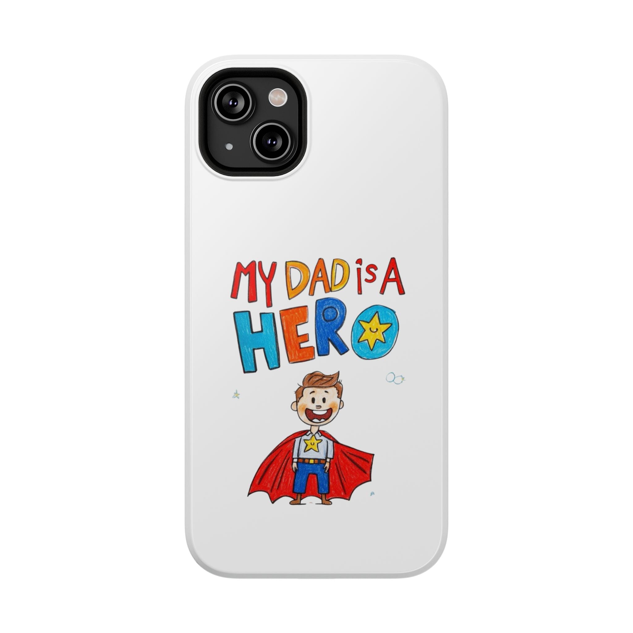 Custom Kids’ Art Phone Case, Unisex Impact-Resistant Case, Polycarbonate, Personalized Family Gift