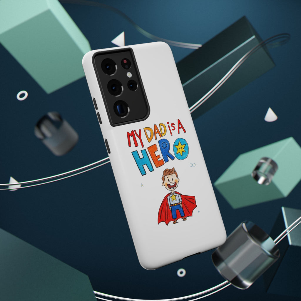 Custom Kids’ Art Phone Case, Unisex Impact-Resistant Case, Polycarbonate, Personalized Family Gift