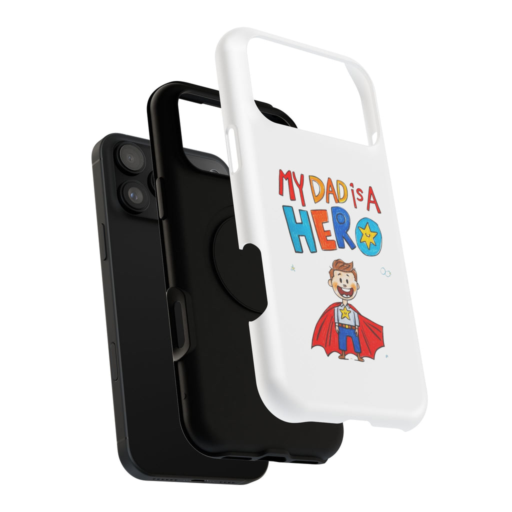 Custom Kids’ Art Phone Case, Unisex Impact-Resistant Case, Polycarbonate, Personalized Family Gift