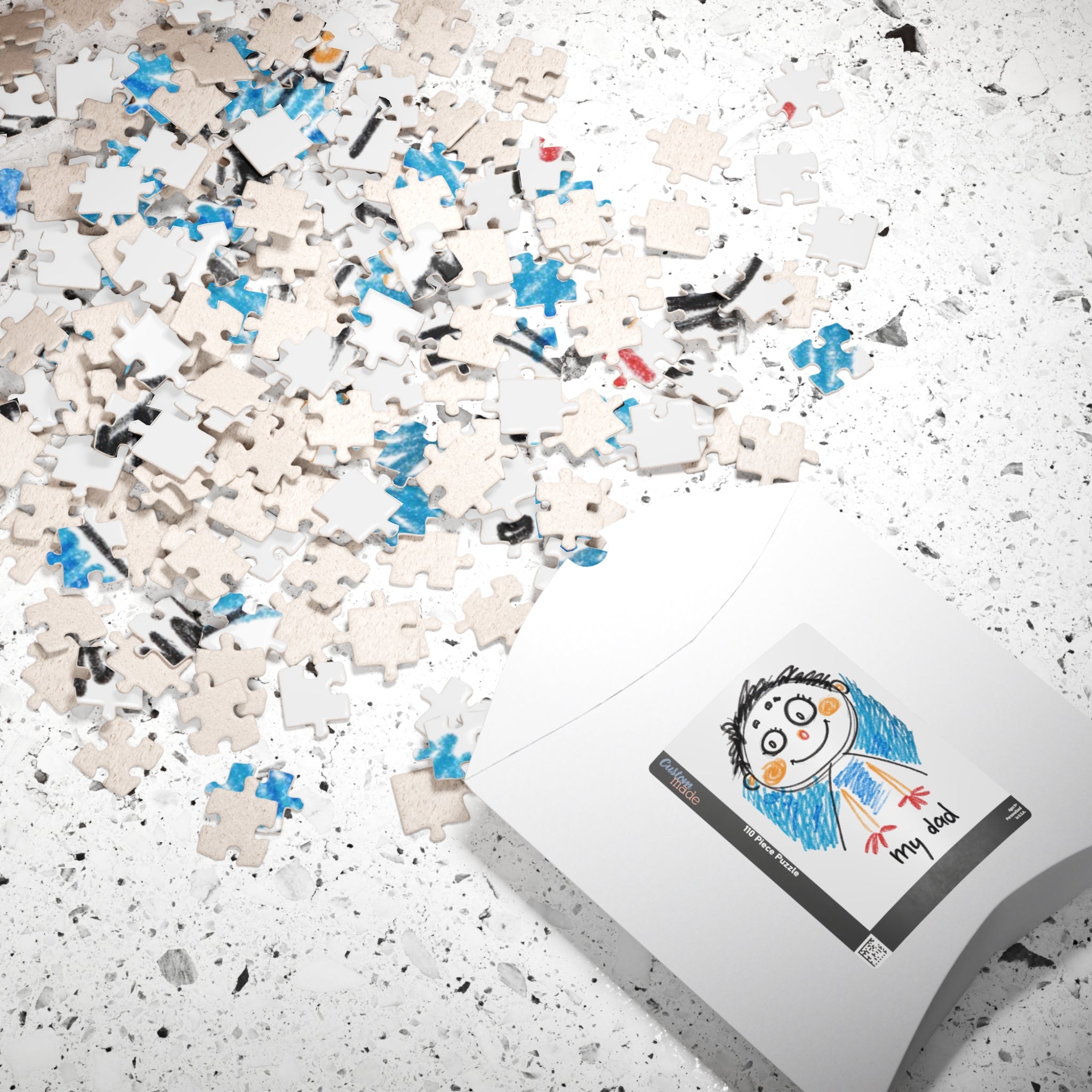 Colorful Kids Art Puzzle (110, 252, 520, 1014-Piece)