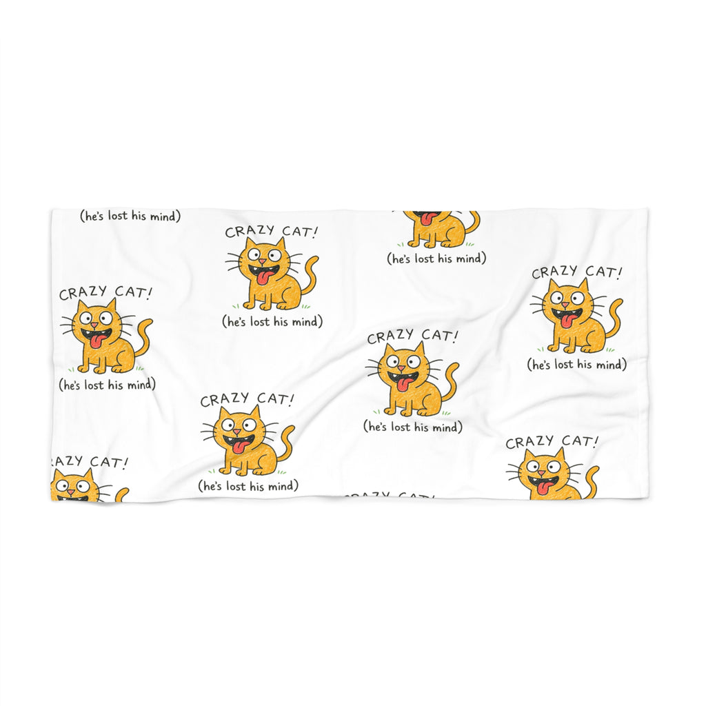 Unisex Custom Kids’ Art Beach Towel, Personalized Gift, Polyester-Cotton