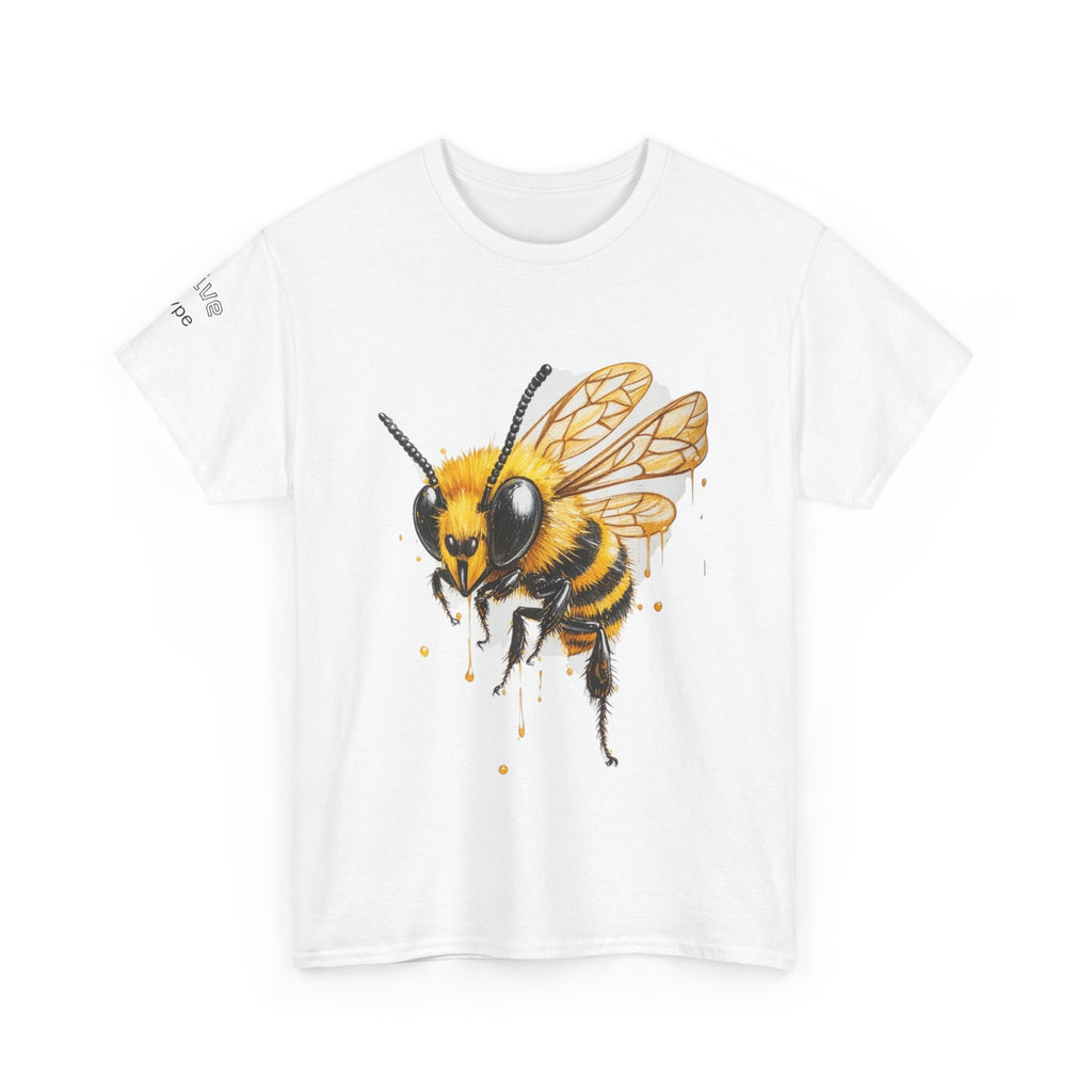 Custom Kids Drawing Heavy Cotton Tee - Personalized Playful Gift