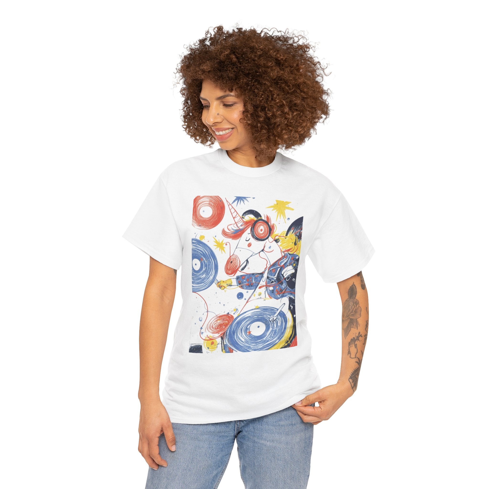 Kids & Parents, Cotton Tee – Custom 100% Cotton with Your Child’s Art