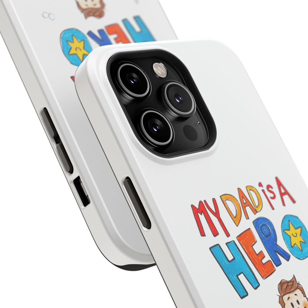 Custom Kids’ Art Phone Case, Unisex Impact-Resistant Case, Polycarbonate, Personalized Family Gift