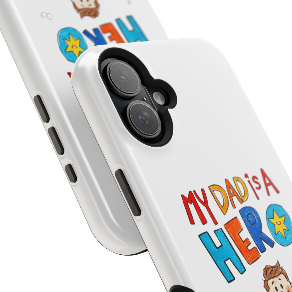 Custom Kids’ Art Phone Case, Unisex Impact-Resistant Case, Polycarbonate, Personalized Family Gift