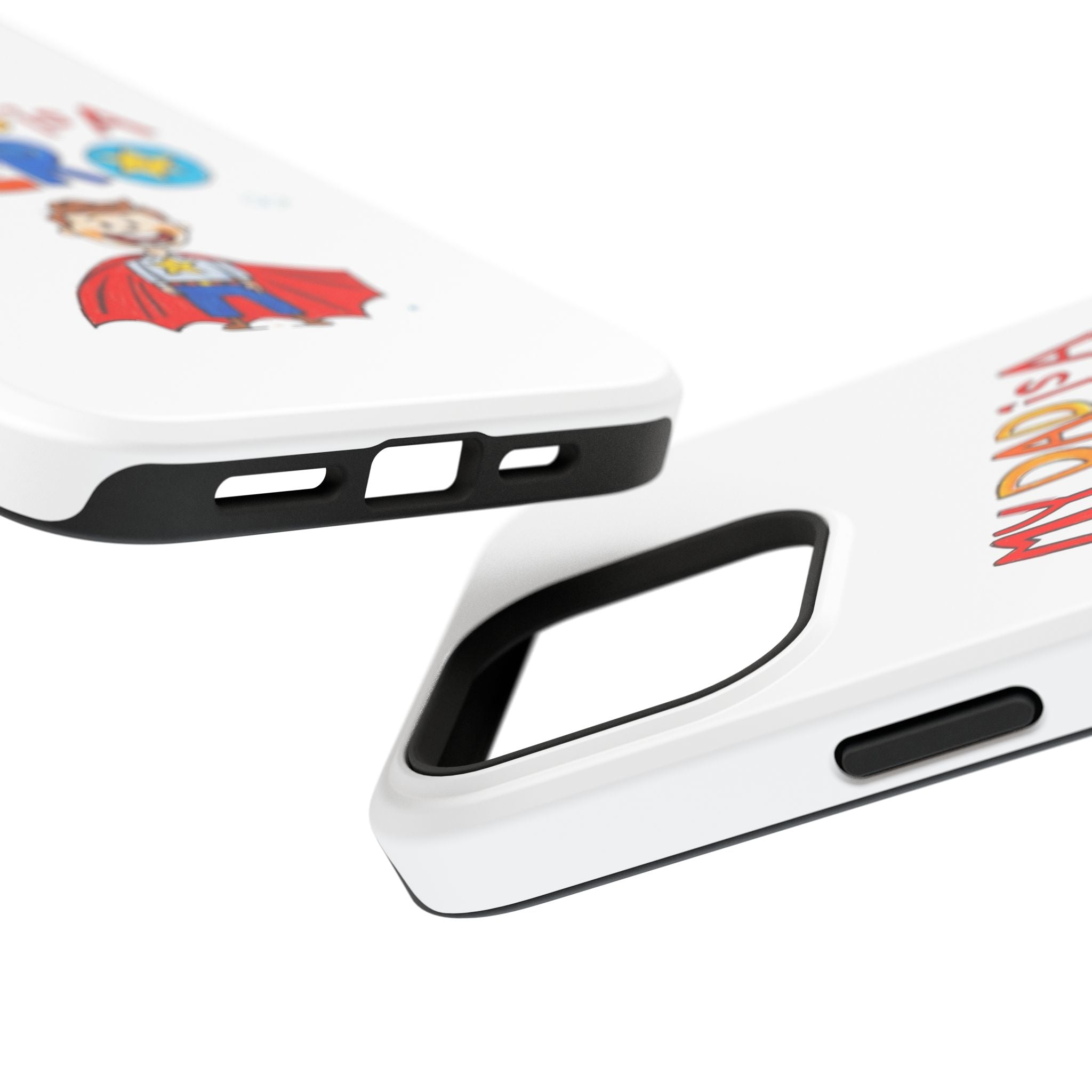 Custom Kids’ Art Phone Case, Unisex Impact-Resistant Case, Polycarbonate, Personalized Family Gift