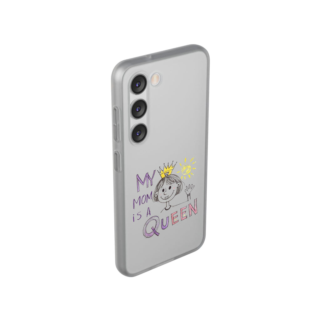 Women’s Custom Kids’ Art Phone Case, Personalized Mom Gift, TPU Flexi