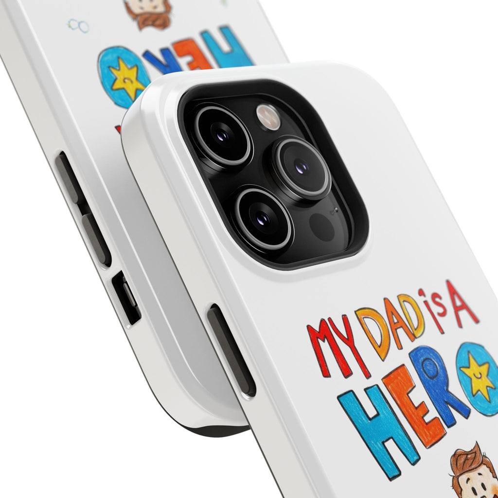 Custom Kids’ Art Phone Case, Unisex Impact-Resistant Case, Polycarbonate, Personalized Family Gift