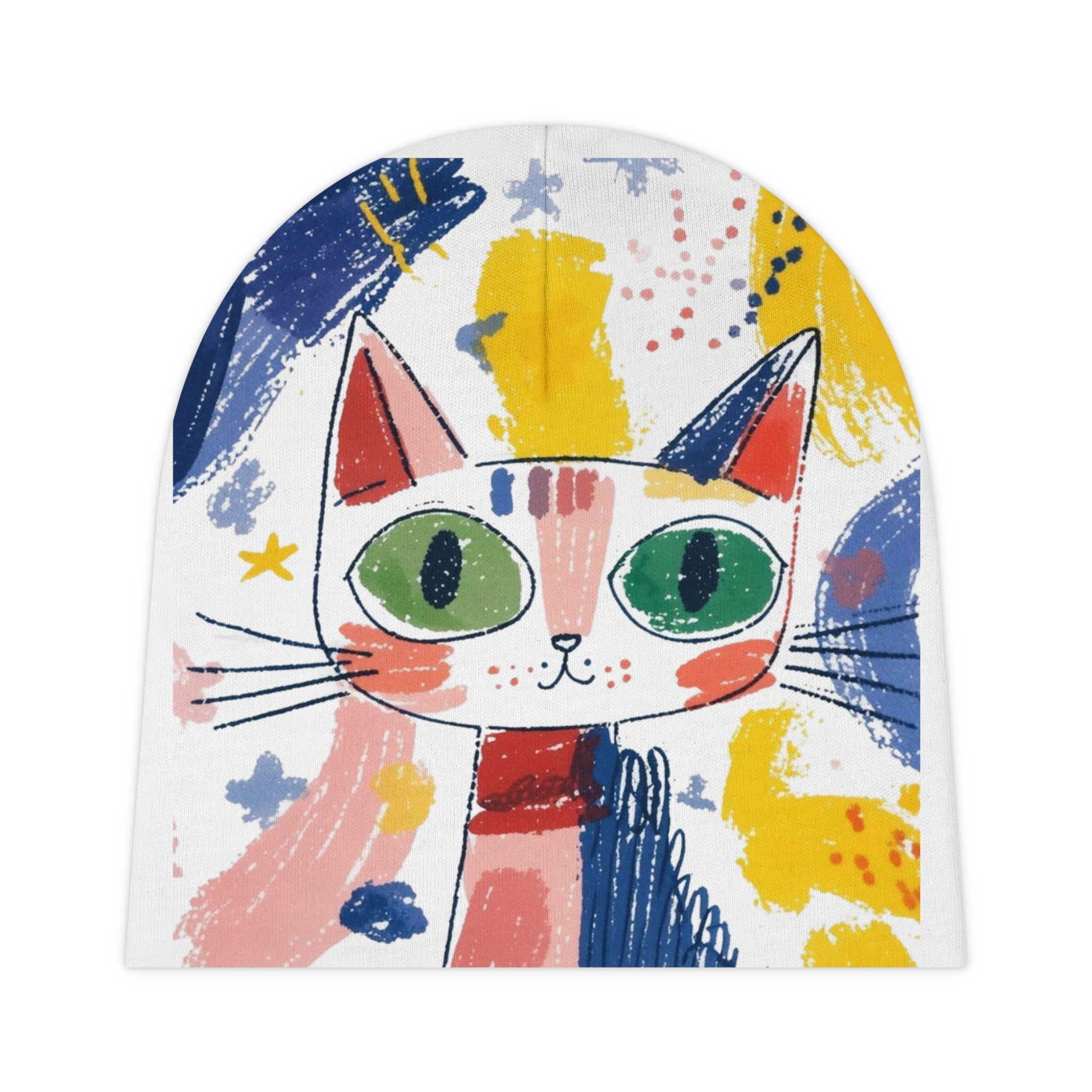 Custom   Baby Beanie with Kids Drawing