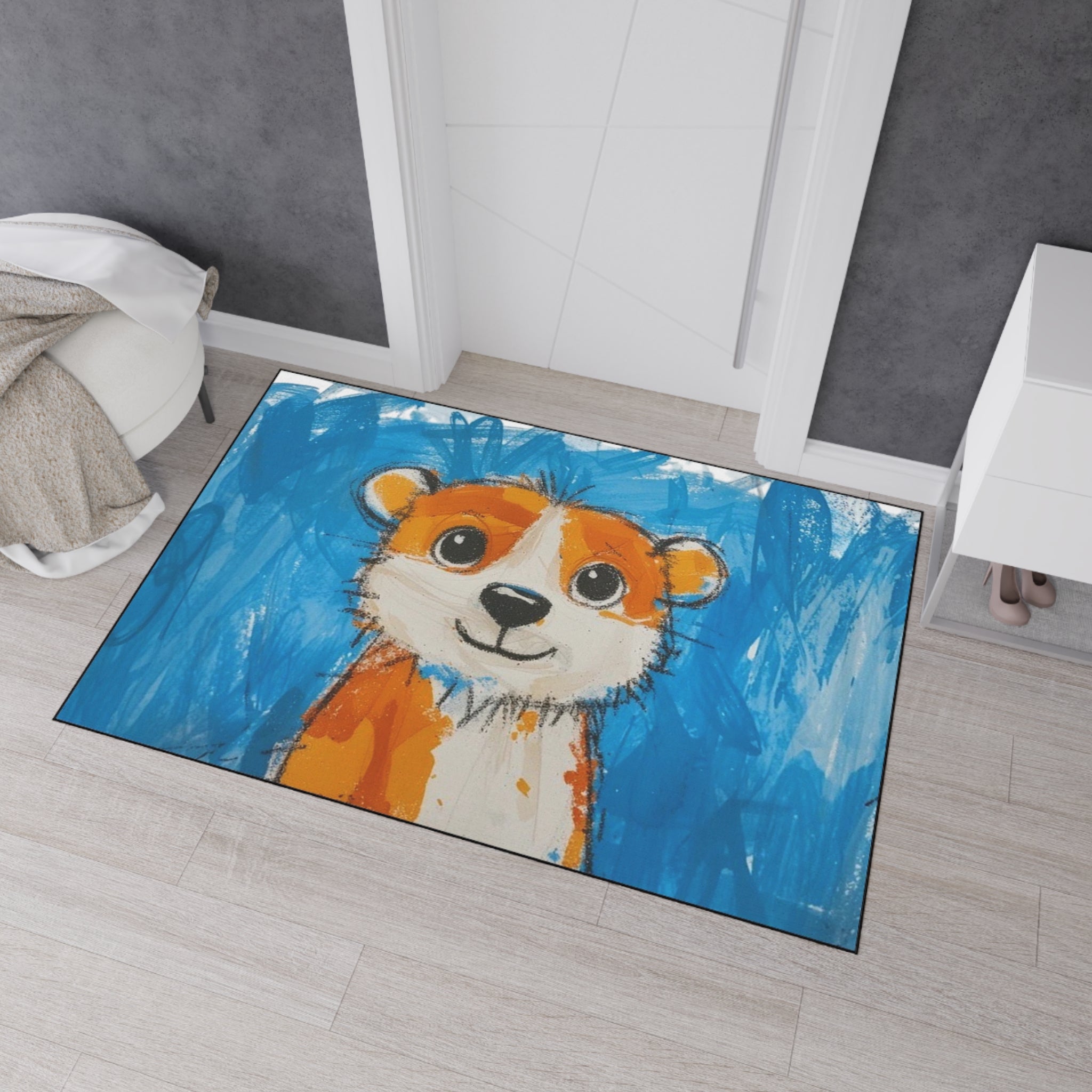 Custom Kids Drawing Floor Mat
