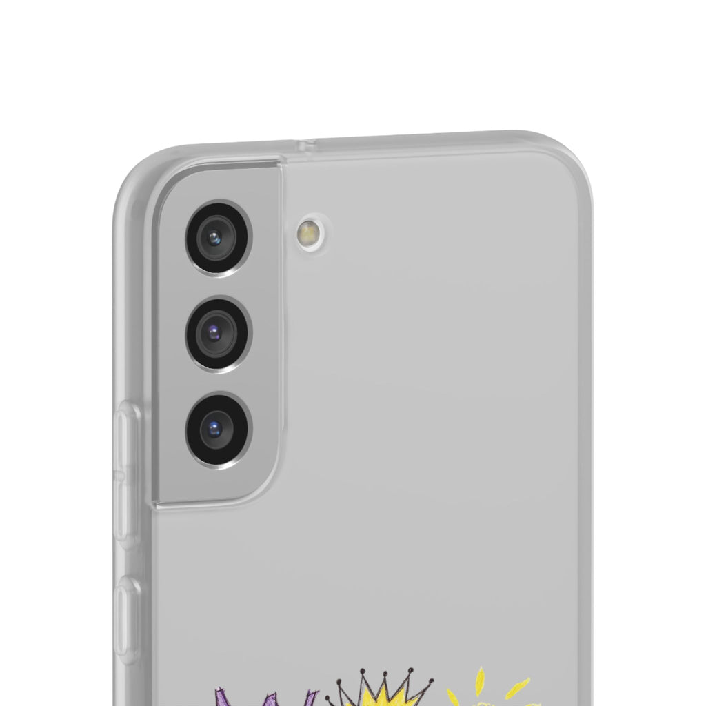 Women’s Custom Kids’ Art Phone Case, Personalized Mom Gift, TPU Flexi