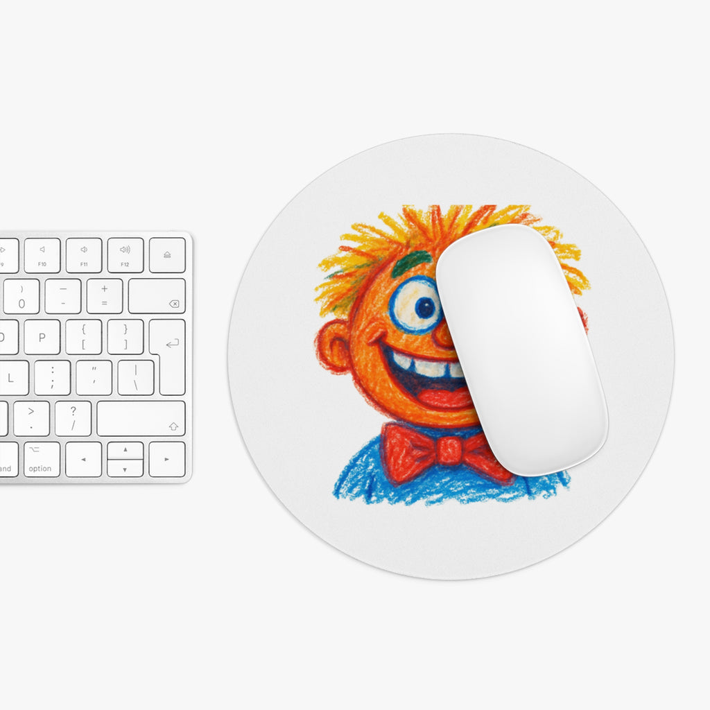 Custom Kids’ Art Mouse Pad – Round or Rectangle