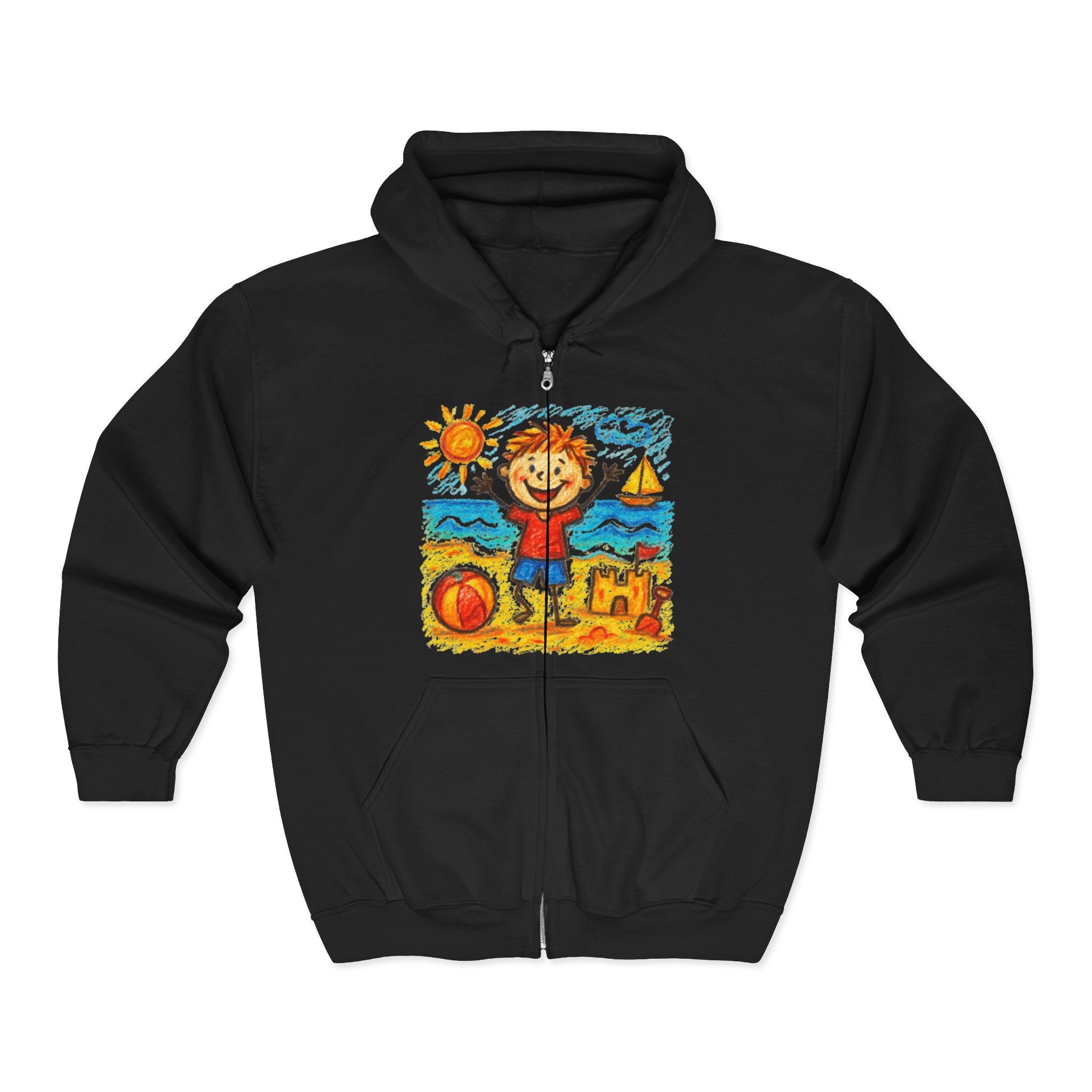 Custom Kids Art Hoodie - Cozy Personalized Gift