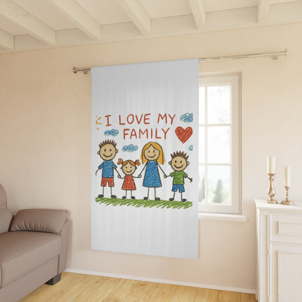 Kids Art Curtains for Child Bedroom