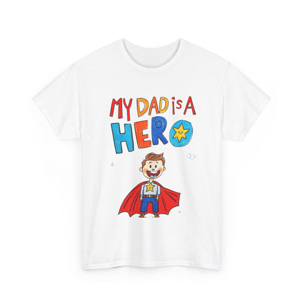 Men’s Custom Kids’ Art Cotton T-Shirt, Personalized Dad Gift, Unisex