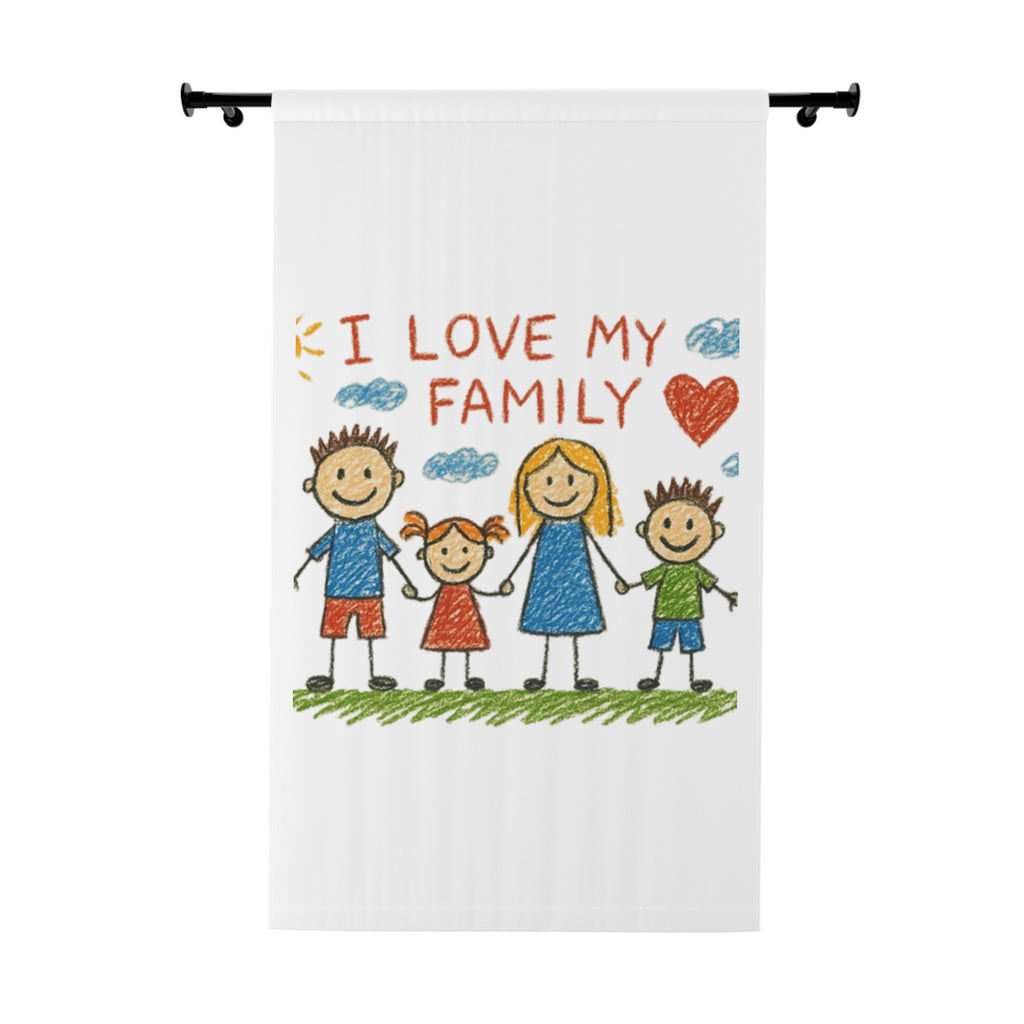 Kids Art Curtains for Child Bedroom