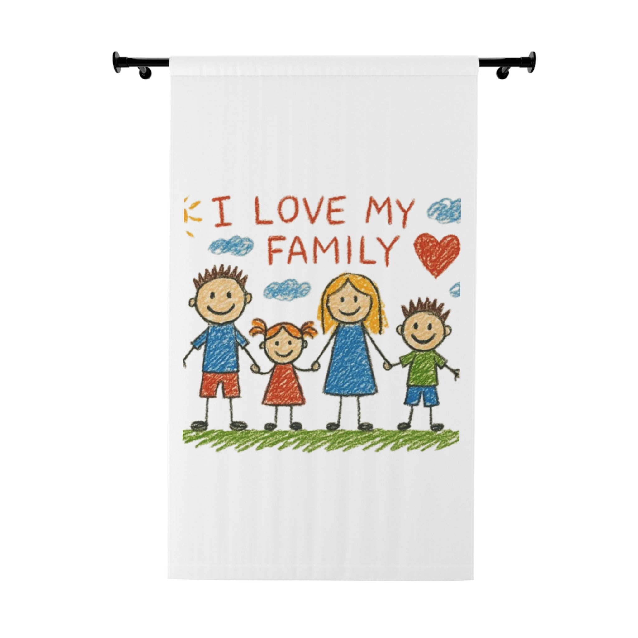 Kids Art Curtains for Child Bedroom