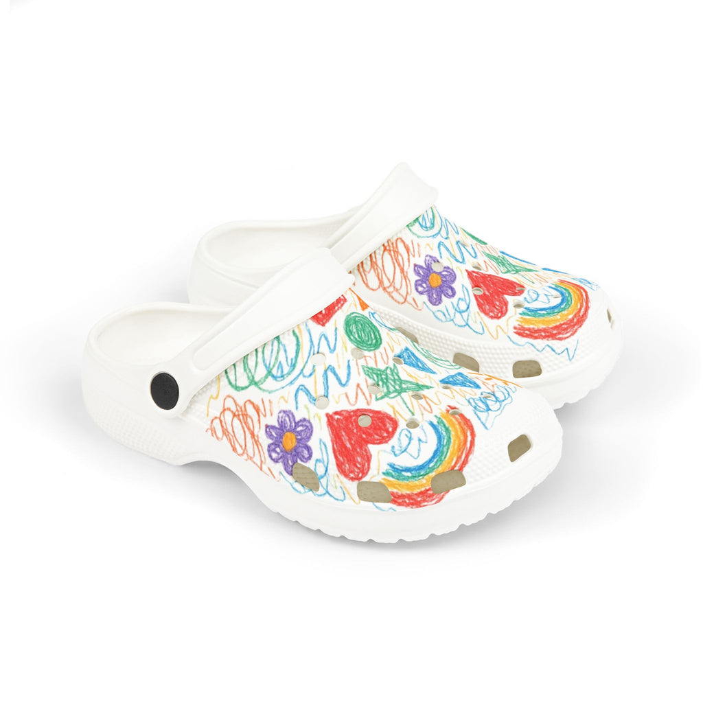 Custom Kids Drawing EVA Foam Clogs - Personalized Playtime Gift