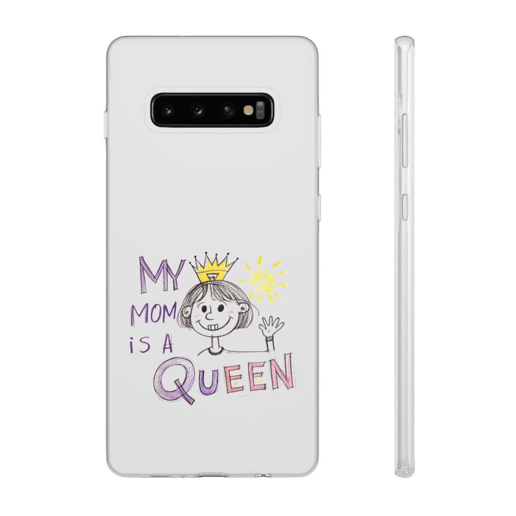 Women’s Custom Kids’ Art Phone Case, Personalized Mom Gift, TPU Flexi